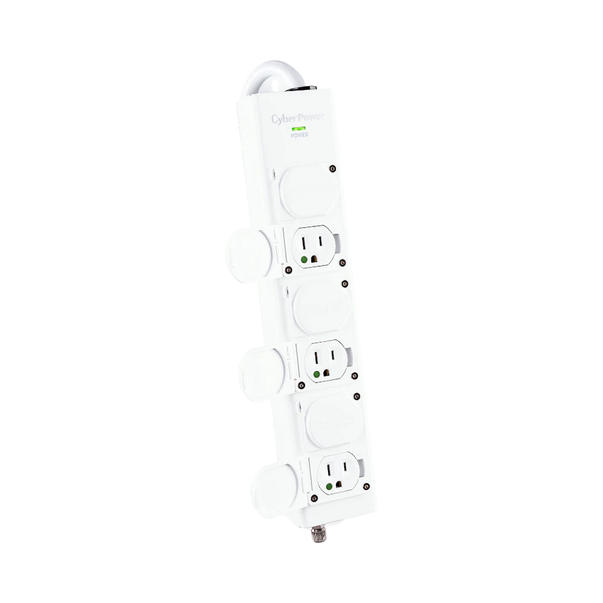 CyberPower 6-Outlet Medical-Grade Power Strip (White) — Being Shipped