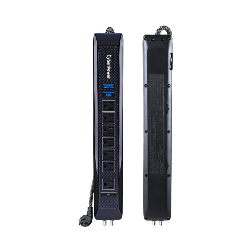 CyberPower NEMA 5-15P 7 x NEMA 5-15R Surge Protector — Being Shipped