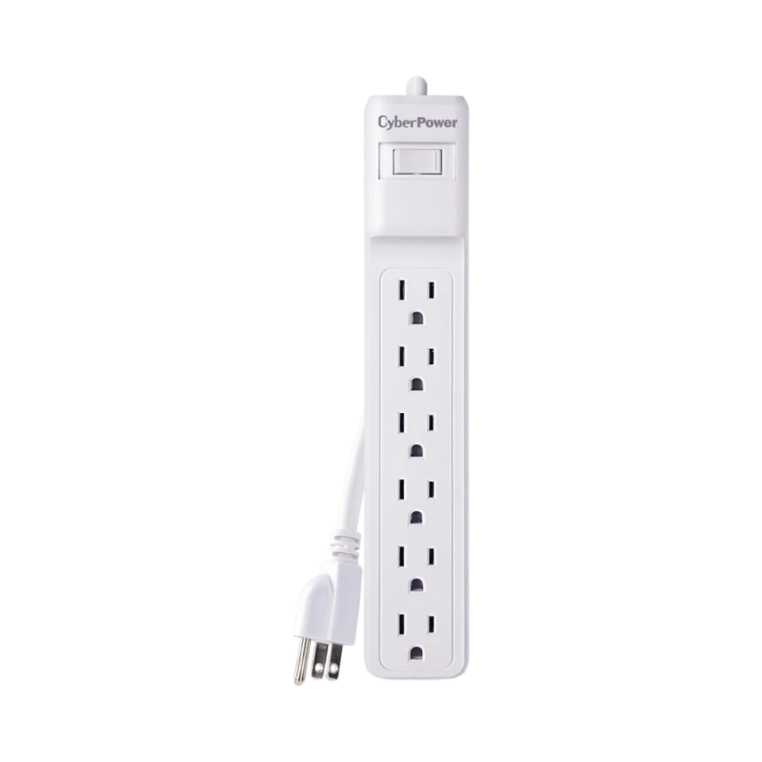 CyberPower B602RC1 6-Outlet Essential Surge Protector (White) — Being Shipped