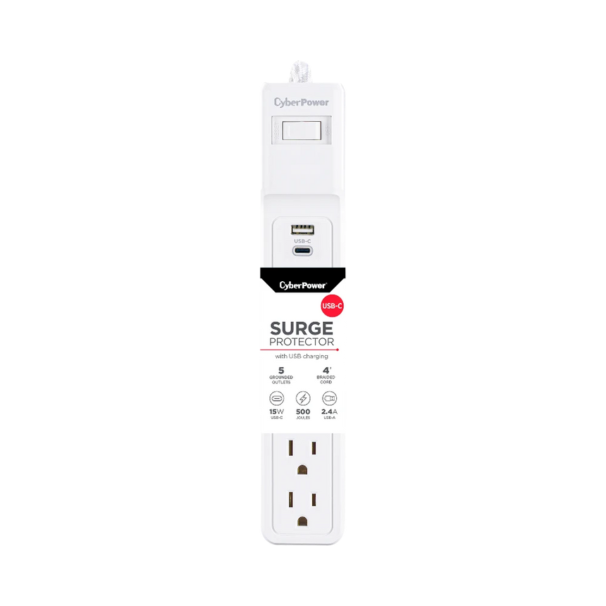 CyberPower 5-Outlet Home Office Surge Protector — Being Shipped