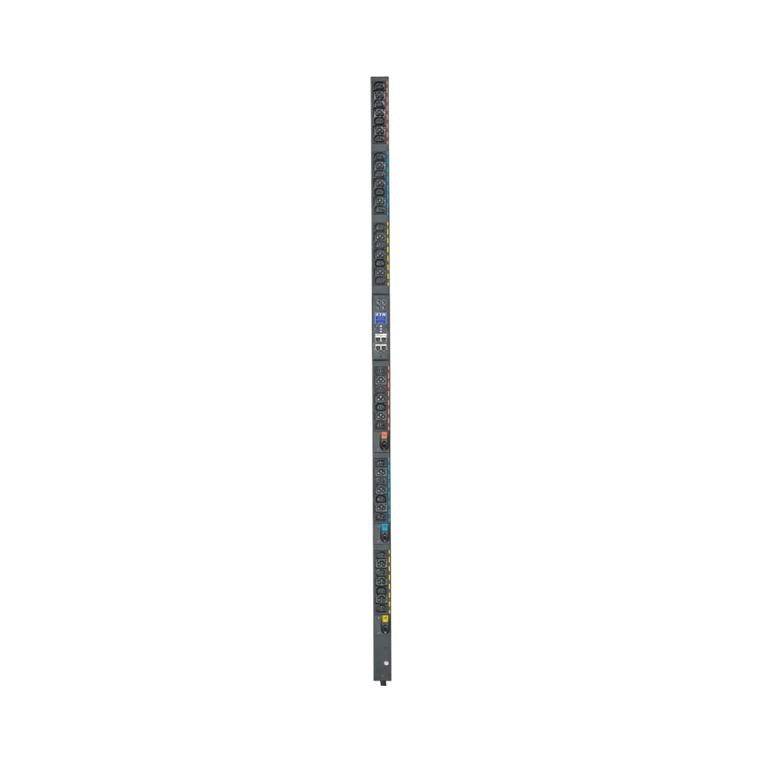 Eaton 3-Phase Metered Input Rack PDU G4, 120/208V, 42 Outlets, 24A, 8.6kW, L21-30 Input, 10 ft. Cord, 0U Vertical — Being Shipped