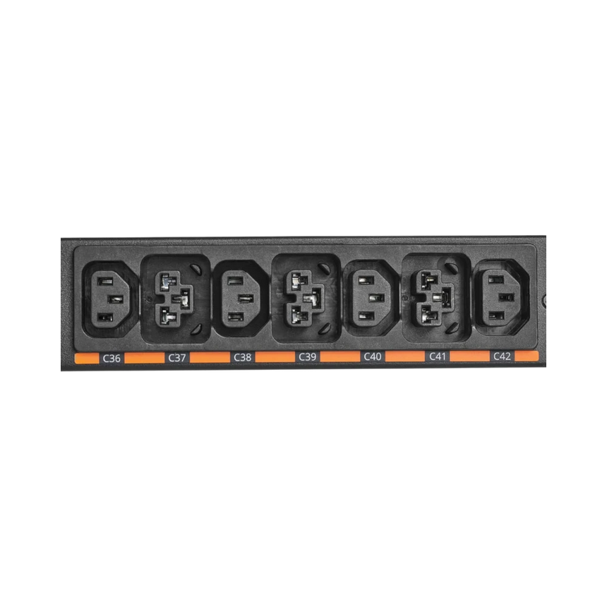 Eaton 3-Phase Metered Input Rack PDU G4, 120/208V, 42 Outlets, 24A, 8.6kW, L21-30 Input, 10 ft. Cord, 0U Vertical — Being Shipped