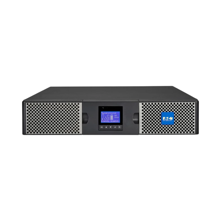 Eaton 9PX lithium ion UPS, 2U, 3000 VA, 2700 W, L6-20P input, 208 V, Outputs: (8) C13, (2) C19 — Being Shipped