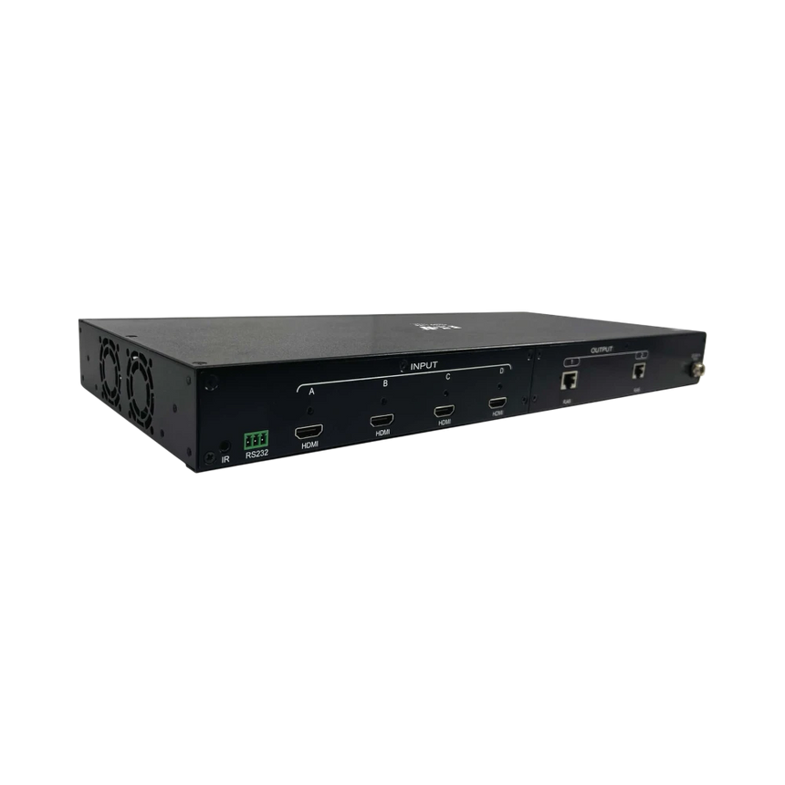 Tripp Lite 4x2 HDMI over Cat6 Matrix Switch Kit, Switch/2x Pigtail Receivers, 4K 60 Hz, HDR, 4:4:4, PoC, 230 ft. (70.1 m), TAA — Being Shipped