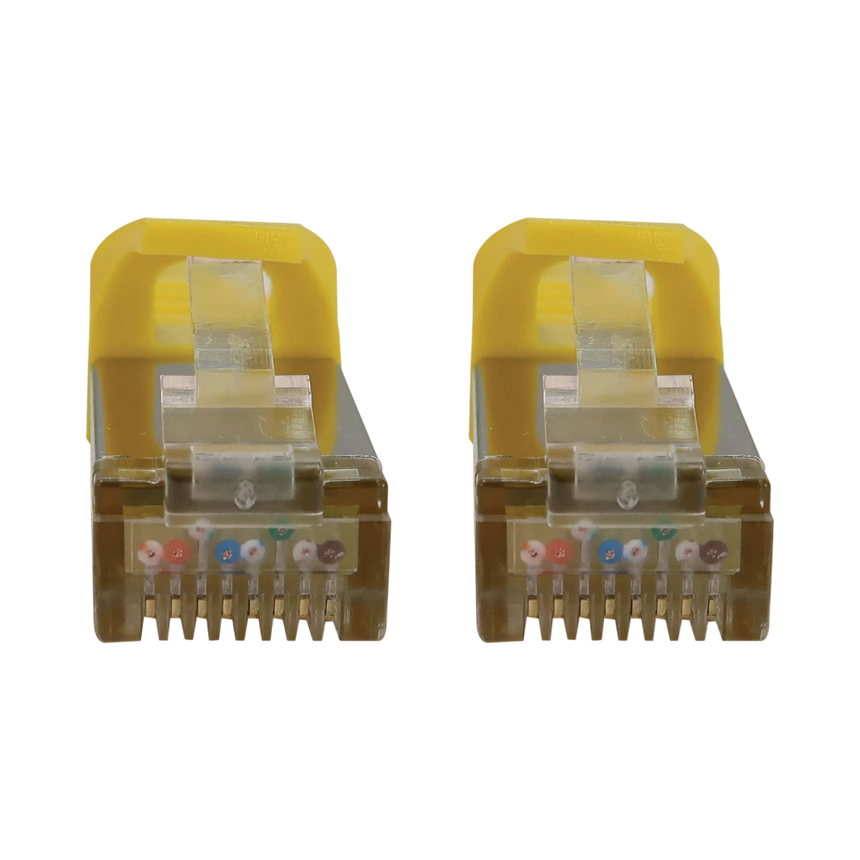 Tripp Lite Cat6a 10G Snagless Shielded Slim STP Ethernet Cable (RJ45 M/M), PoE, Yellow, 6 ft. (1.8 m) — Being Shipped