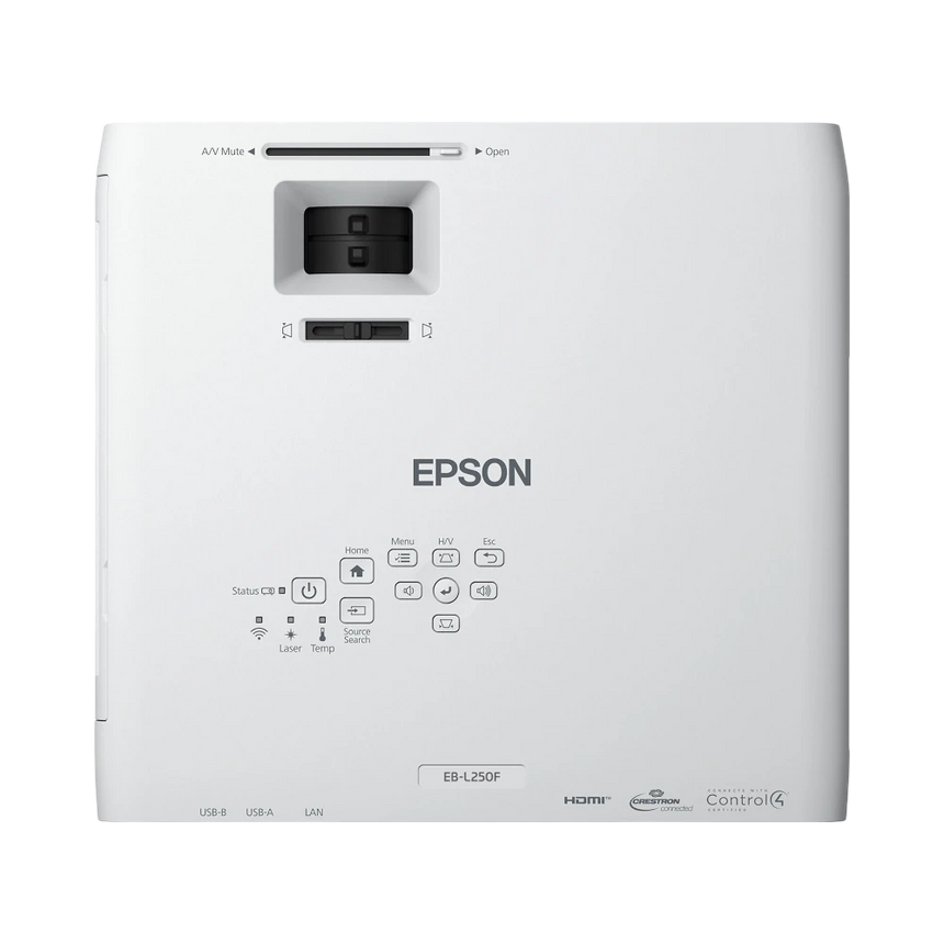 Epson PowerLite L250F 4500-Lumen Pixel-Shift Full HD Laser Network 3LCD Digital Signage Projector (White) — Being Shipped