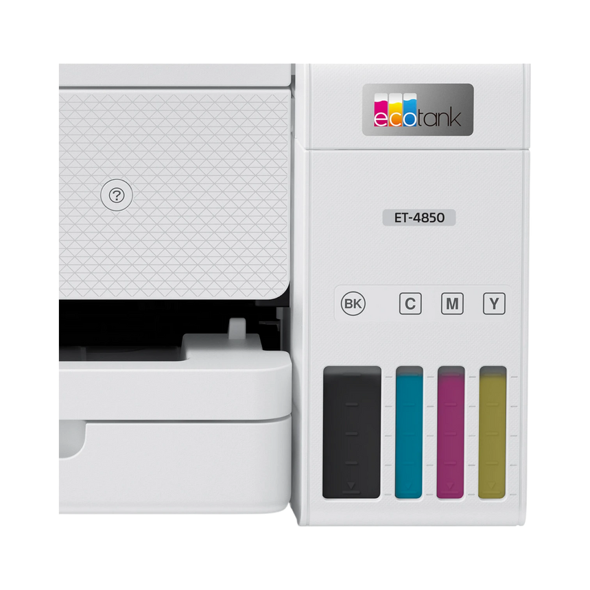 Epson EcoTank ET-4850 All-in-One Cartridge-Free Supertank Printer (White) — Being Shipped