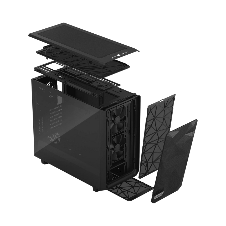 Fractal Design Meshify 2 Mid-Tower Case (Black with Light Tempered Glass) — Being Shipped