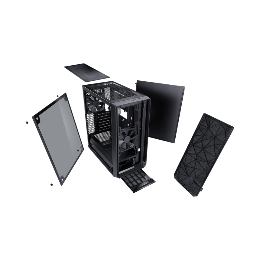 Fractal Design Meshify C Mid-Tower Case (Dark Tempered Glass, Black) — Being Shipped