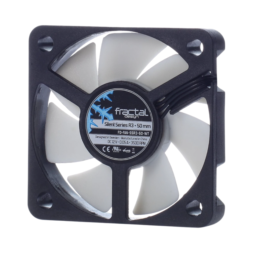 Fractal Design Silent Series R3 50mm Cooling Fan (White) — Being Shipped