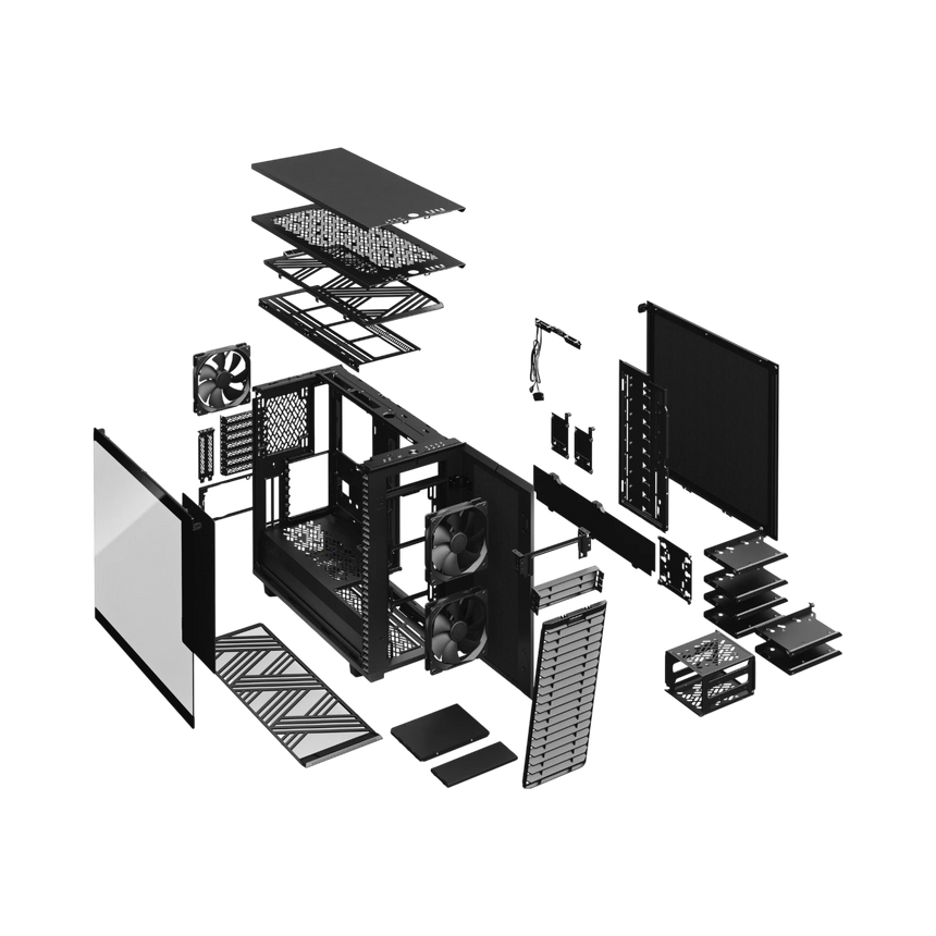 Fractal Design Define 7 Mid-Tower Case (Dark Window, Black) — Being Shipped