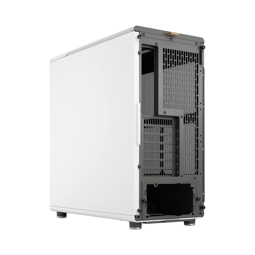 Fractal Design North Mid-Tower Case with Mesh Side Panel (Chalk White) — Being Shipped