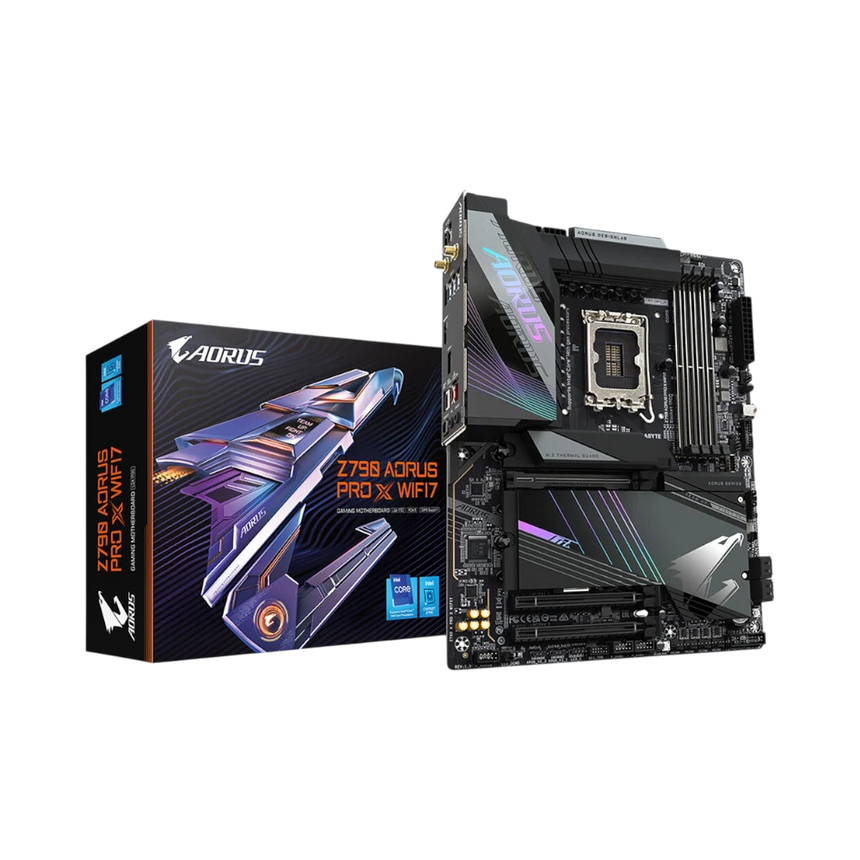 Gigabyte Z790 AORUS PRO X WIFI7 LGA1700 ATX Motherboard (Black) — Being Shipped