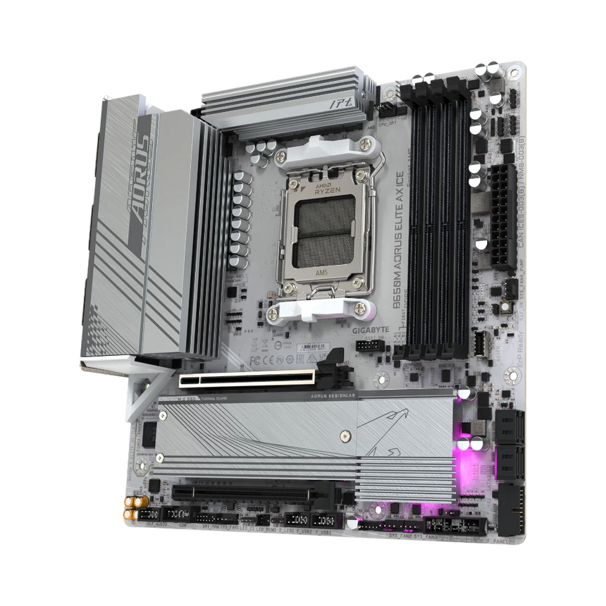 Gigabyte B650M AORUS ELITE AX ICE AM5 Micro-ATX Motherboard — Being Shipped