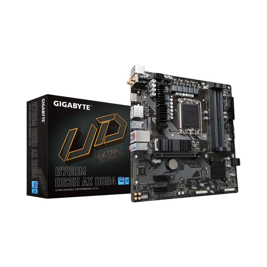 Gigabyte B760M DS3H AX DDR4 LGA 1700 Micro-ATX Motherboard — Being Shipped