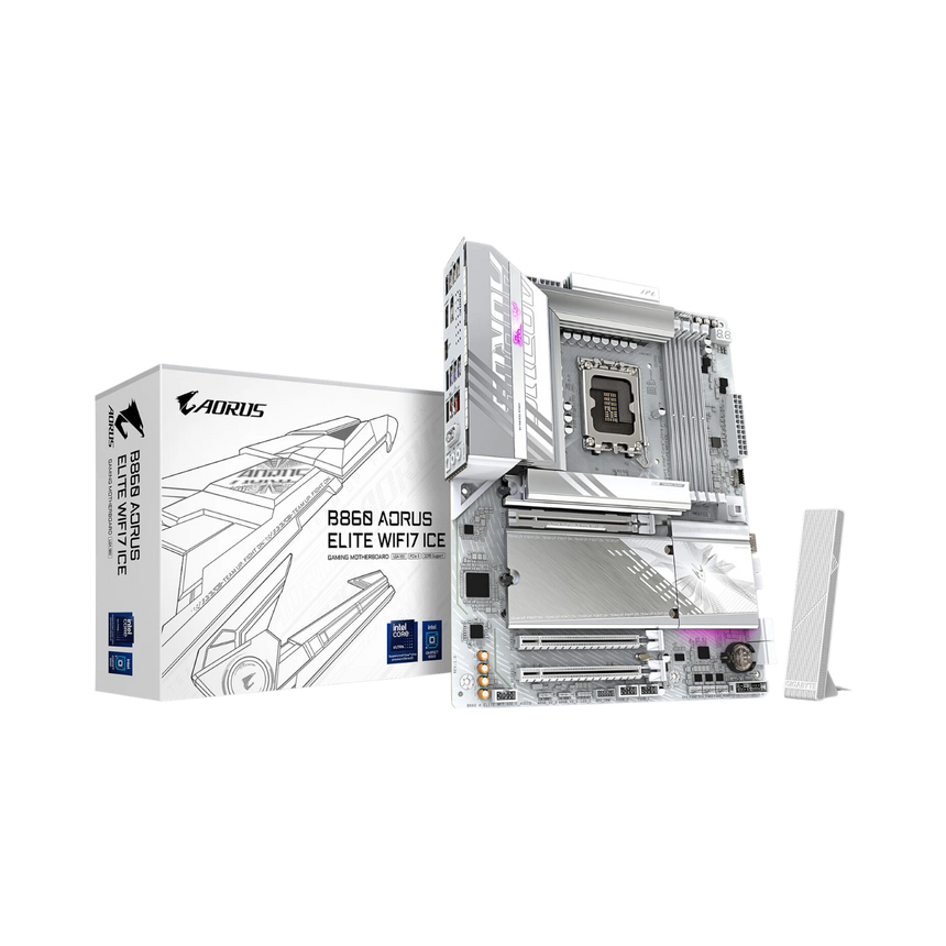 Gigabyte B860 AORUS ELITE WIFI7 ICE LGA 1851 ATX Motherboard — Being Shipped