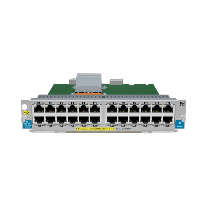 HPE J9534A 24-Port GIG-T PoE+ V2 ZL Gigabit Ethernet Module — Being Shipped