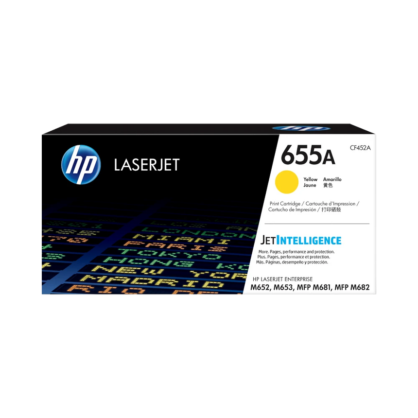HP 655A Yellow LaserJet Toner Cartridge — Being Shipped