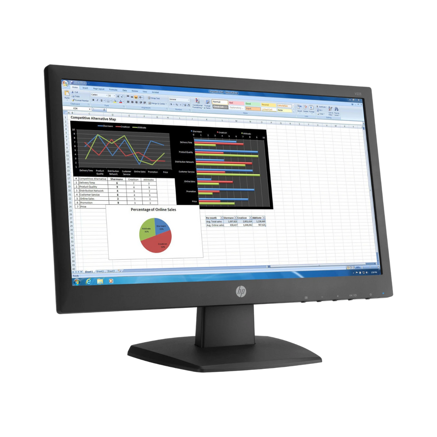 HP V223 21.5" 16:9 60Hz FHD TN LCD Monitor — Being Shipped