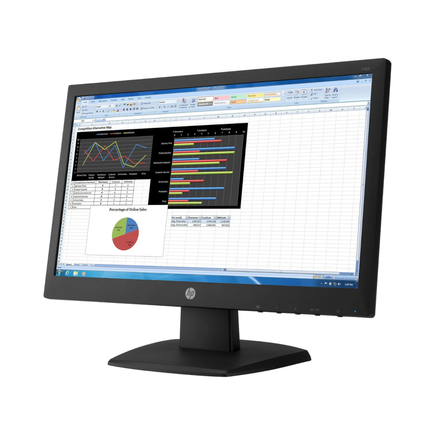 HP V223 21.5" 16:9 60Hz FHD TN LCD Monitor — Being Shipped