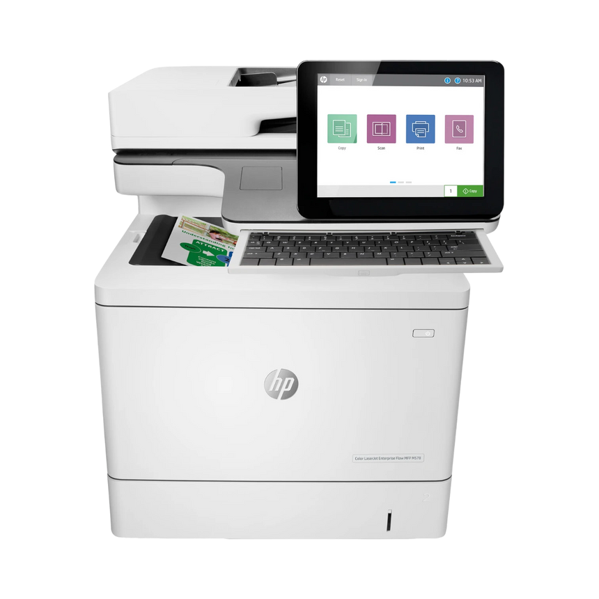 HP Enterprise Flow MFP M578c Color LaserJet Multifunction Duplex Printer — Being Shipped