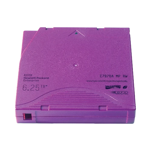 HPE 6.25TB LTO-6 Ultrium RW Data Cartridge (Purple) — Being Shipped