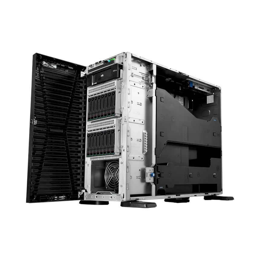 HPE ProLiant ML110 Gen11 3508U 2.1GHz 8c 1P 1x32GB-R 4LFF MR408i-o 2x2TB HDD 2x500W PS NA Server — Being Shipped