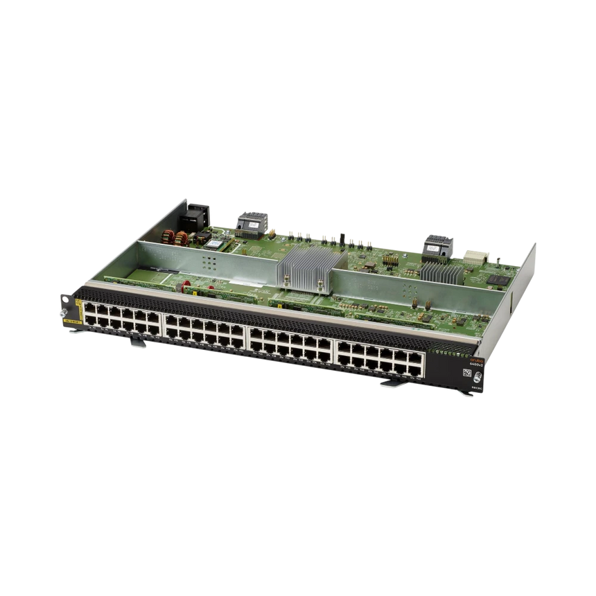 Aruba Networking CX 6400 48-port 1GbE Class 4 PoE v2 Module Switch — Being Shipped
