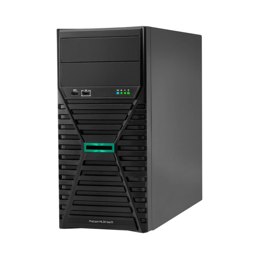 HPE ProLiant ML30 Gen11 E-2414 2.6GHz 4-core 1P 16GB-U 4LFF-NHP 350W PS Server — Being Shipped