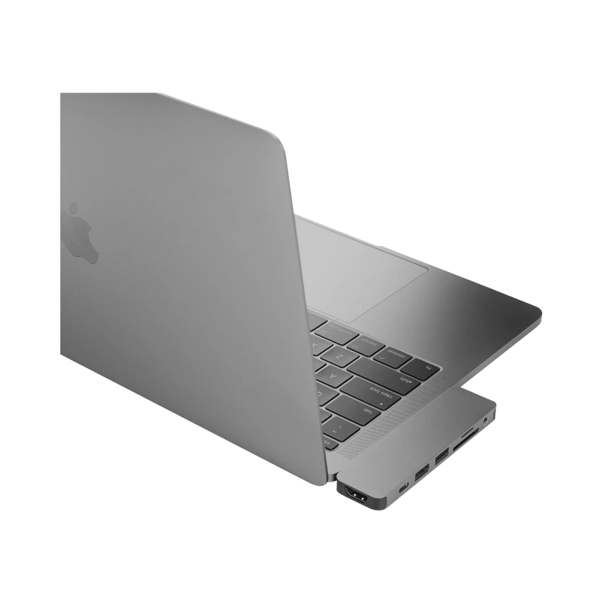 Hyper HyperDrive Solo 2-Port USB 3.1 Gen 1 Type-A Hub with HDMI, USB Type-C, microSD, SD, & 3.5mm Audio (Gray) — Being Shipped