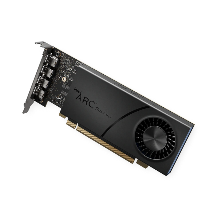 Intel Arc Pro A40 PCIe 4.0 x16 Half-Height 6GB GDDR6 Graphics Card — Being Shipped