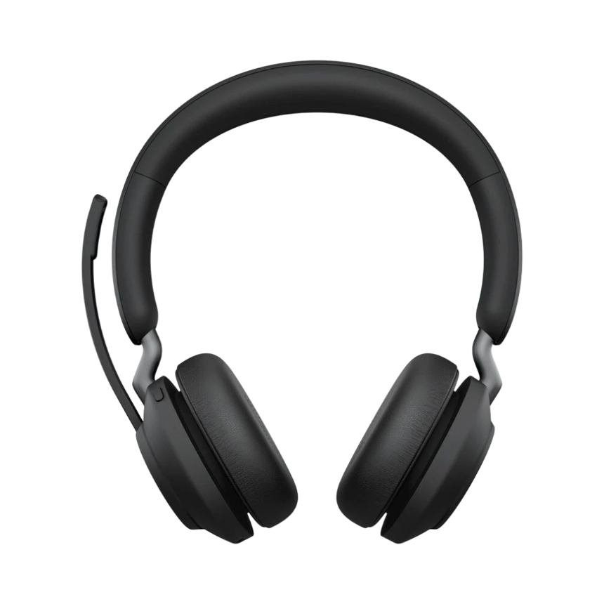 Jabra Evolve2 65 Stereo Wireless On-Ear Headset with Stand (Unified Communication, USB Type-C, Black) — Being Shipped