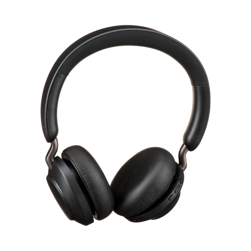 Jabra Evolve2 65 Stereo Wireless On-Ear Headset with Stand (Unified Communication, USB Type-C, Black) — Being Shipped