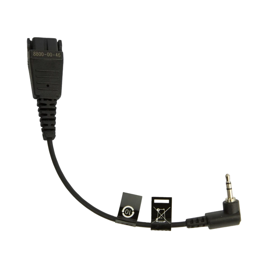 Jabra Quick Disconnect (QD) to 2.5 mm Jack Cord — Being Shipped