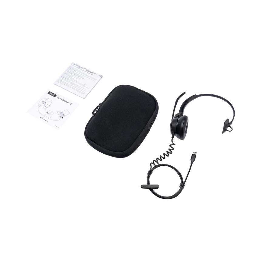 Jabra Engage 50 II USB-C MS Mono with Engage 50 II Link Wired Headset — Being Shipped
