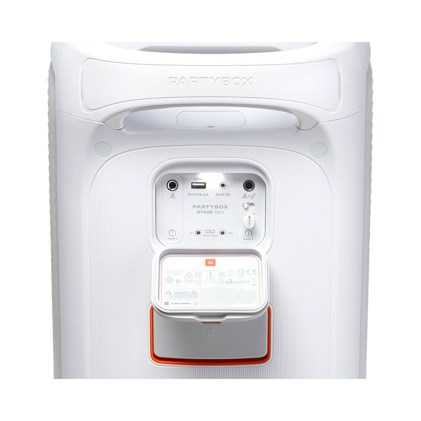 JBL PartyBox Stage 320 240W Wireless Party Speaker (White) — Being Shipped