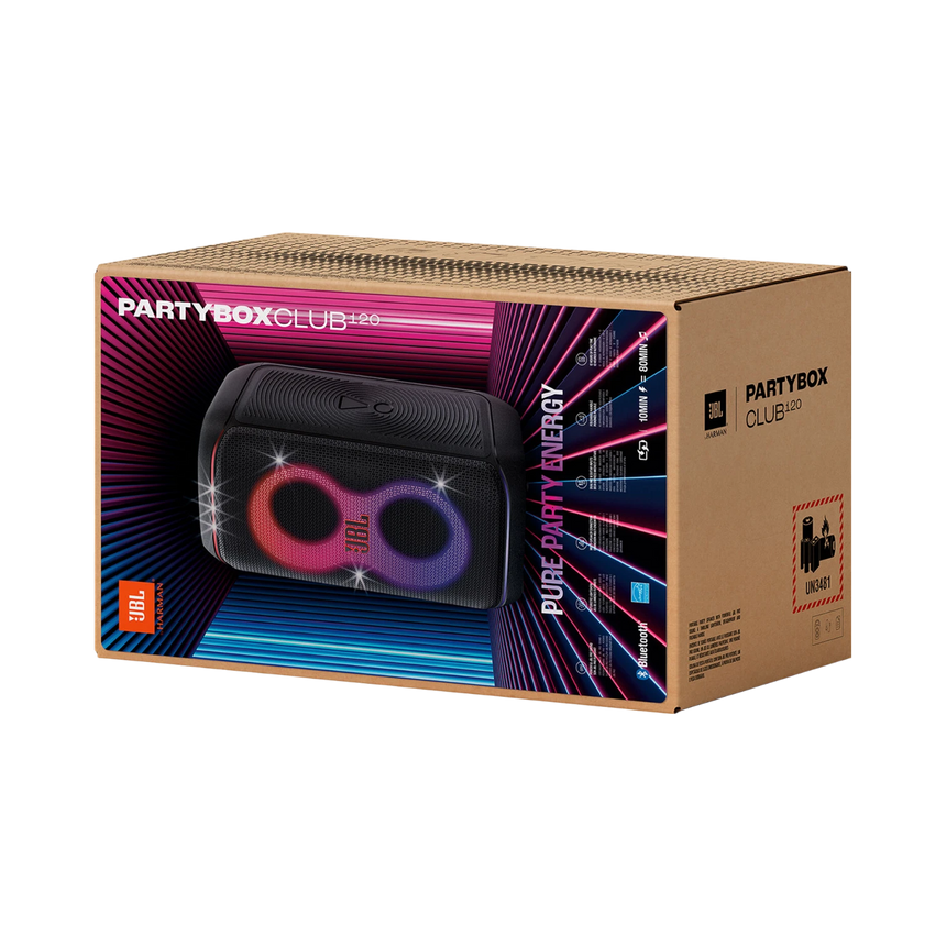 JBL PartyBox Club 120 160W Wireless Party Speaker (Black) — Being Shipped