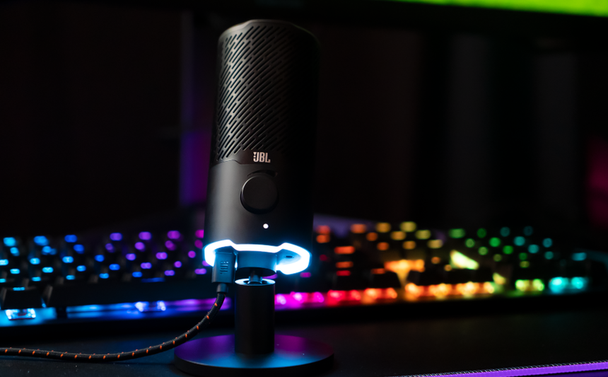 JBL Quantum Stream Dual-Pattern USB Microphone — Being Shipped