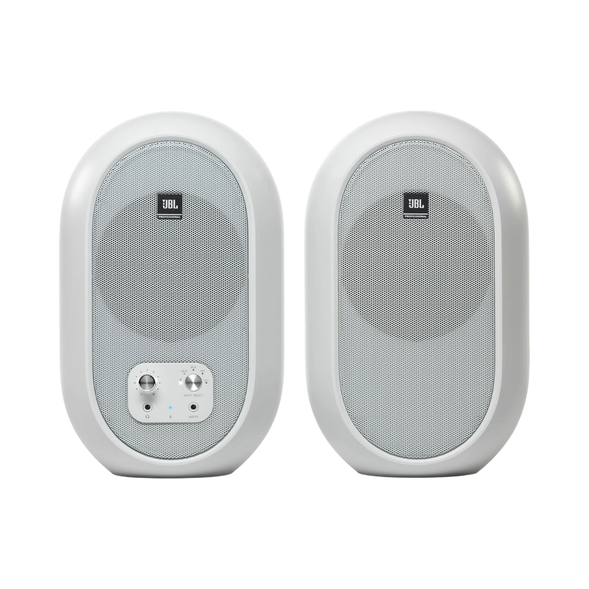 JBL 1 Series 104-BT Compact Powered Desktop Reference Monitors with Bluetooth (White Matte) — Being Shipped