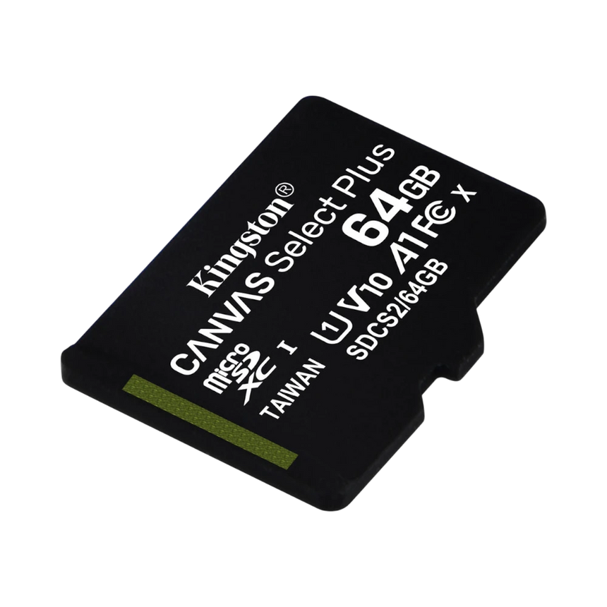 Kingston Canvas Select Plus 64GB UHS-I microSDXC Memory Card — Being Shipped