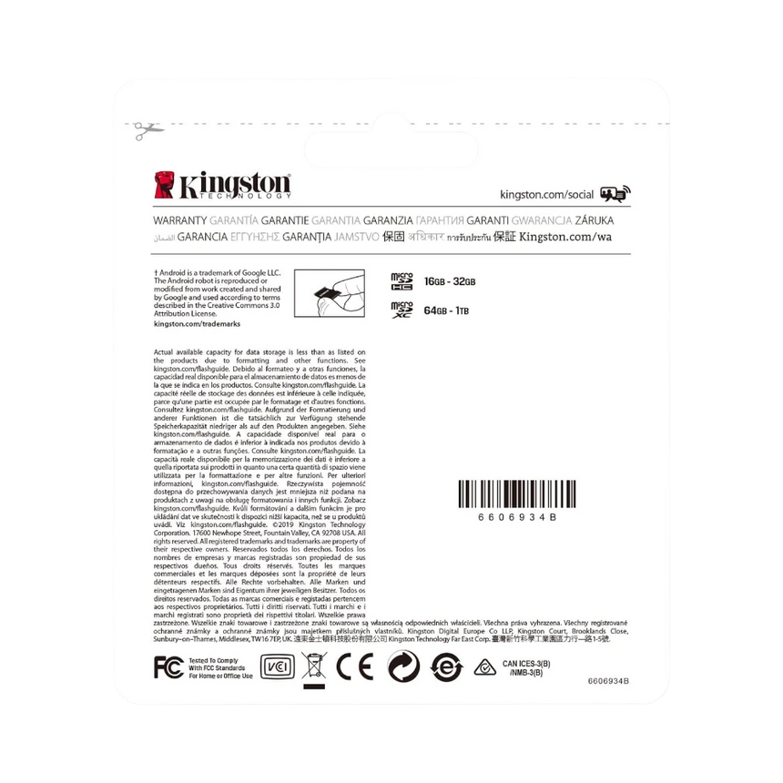 Kingston Canvas Select Plus 64GB UHS-I microSDXC Memory Card — Being Shipped