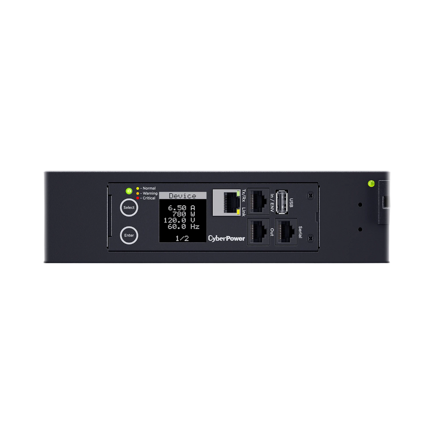 CyberPower PDU41116 Switched PDU, 100-120V/15A, 16 Outlets, 0U Rackmount — Being Shipped