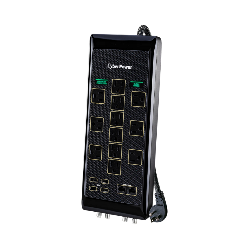 CyberPower PBJ5UC Advanced 12 Outlet Surge Protector with USB — Being Shipped