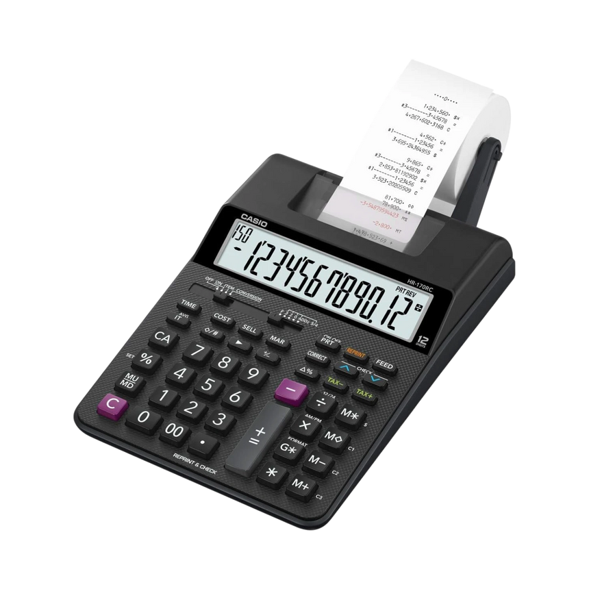 Casio HR-170RC Desktop Printing Calculator — Being Shipped