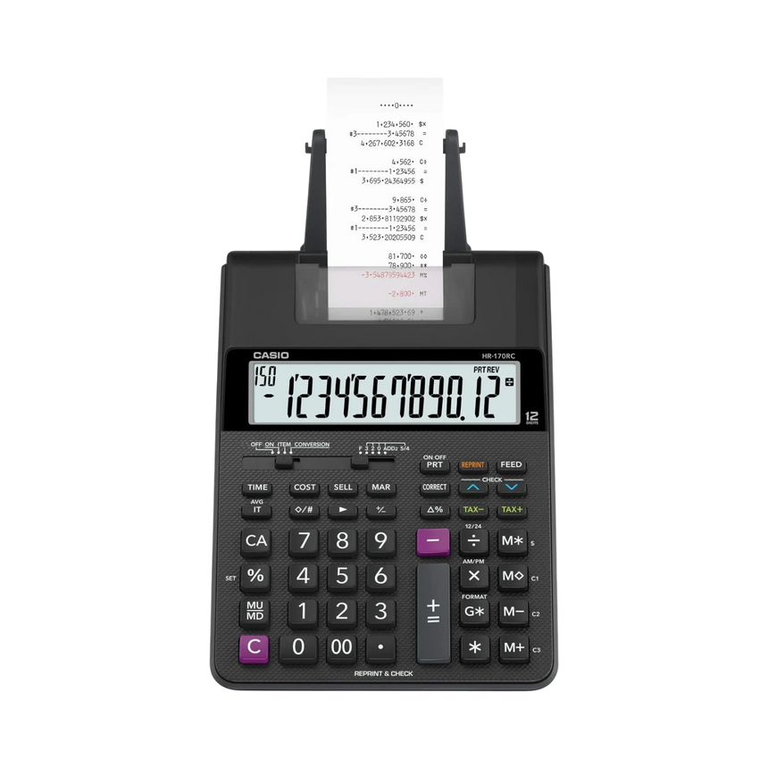 Casio HR-170RC Desktop Printing Calculator — Being Shipped
