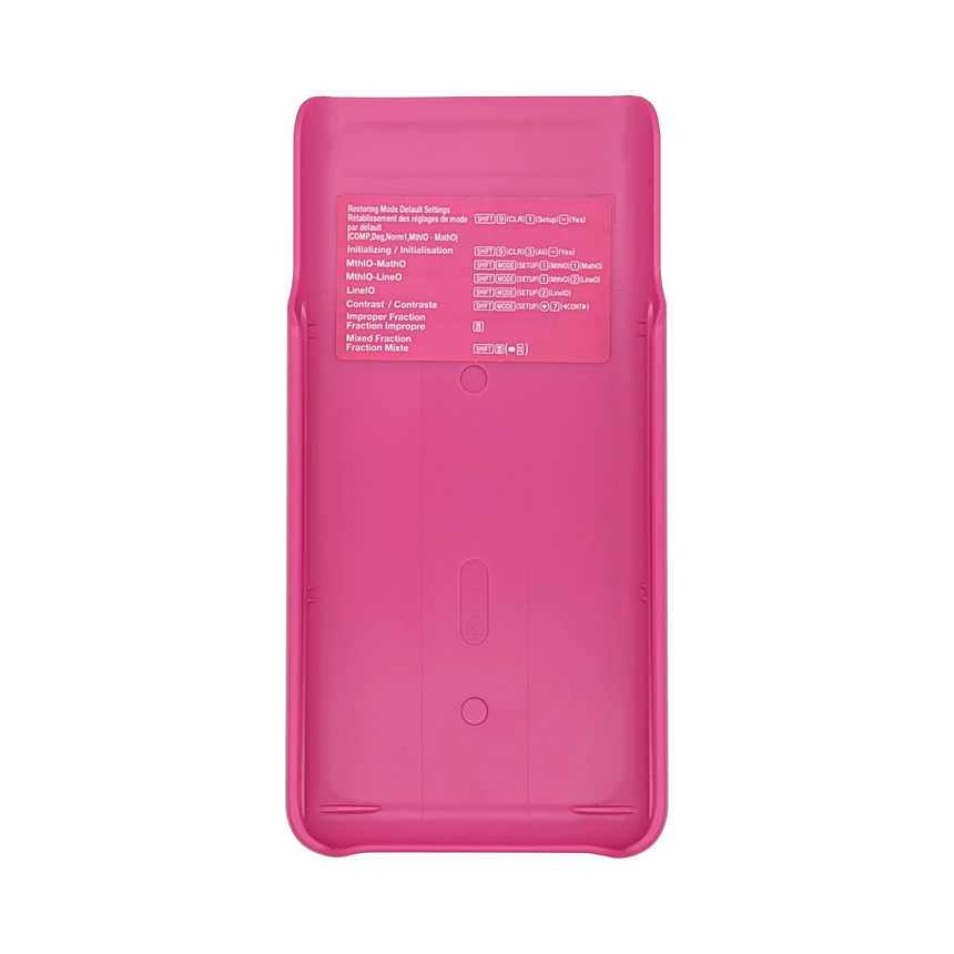 Casio 2nd Edition 16-Digit Solar Powered Scientific Calculator (Pink) — Being Shipped