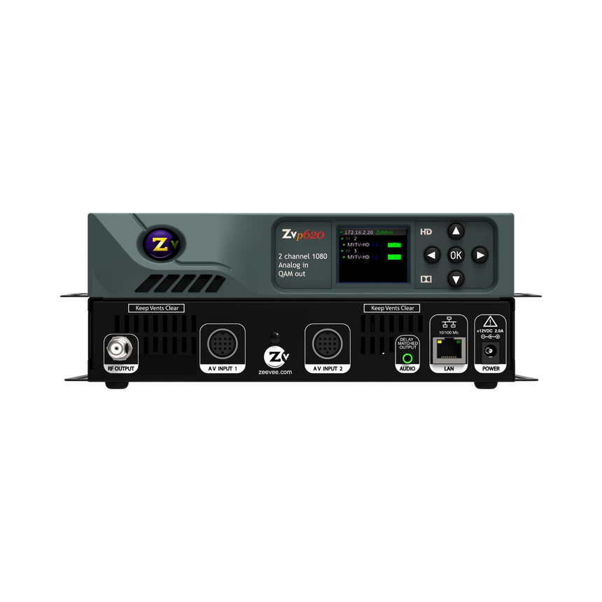 ZeeVee ZvPro 620 Dual Channel Component and VGA Encoder / QAM Modulator — Being Shipped