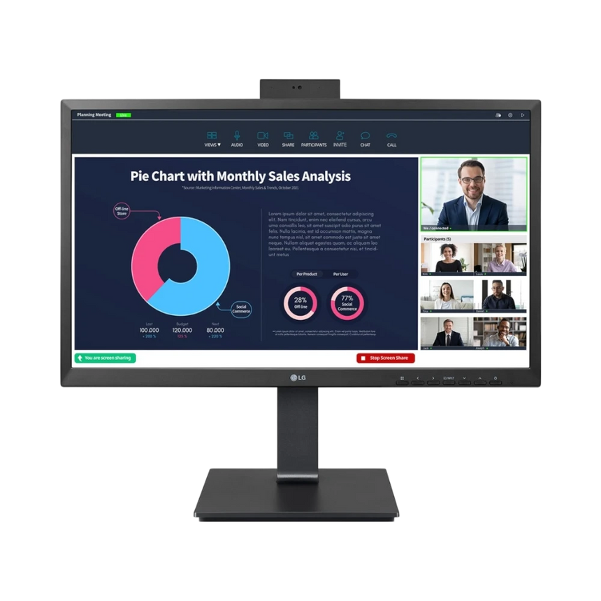 LG 24BP750C-B 23.8" 16:9 75Hz FHD IPS Business Monitor — Being Shipped