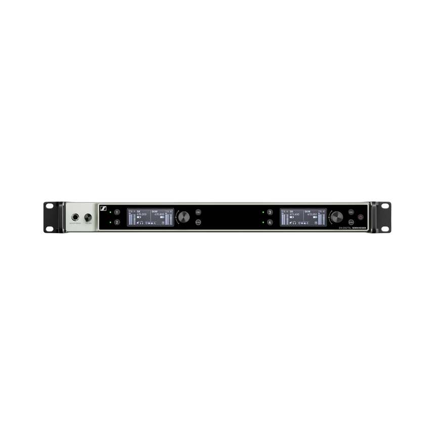 Sennheiser EW-DX EM 4 DANTE Four-Channel Digital Rackmount Receiver with Dante (R1-9: 520 to 607 MHz) — Being Shipped