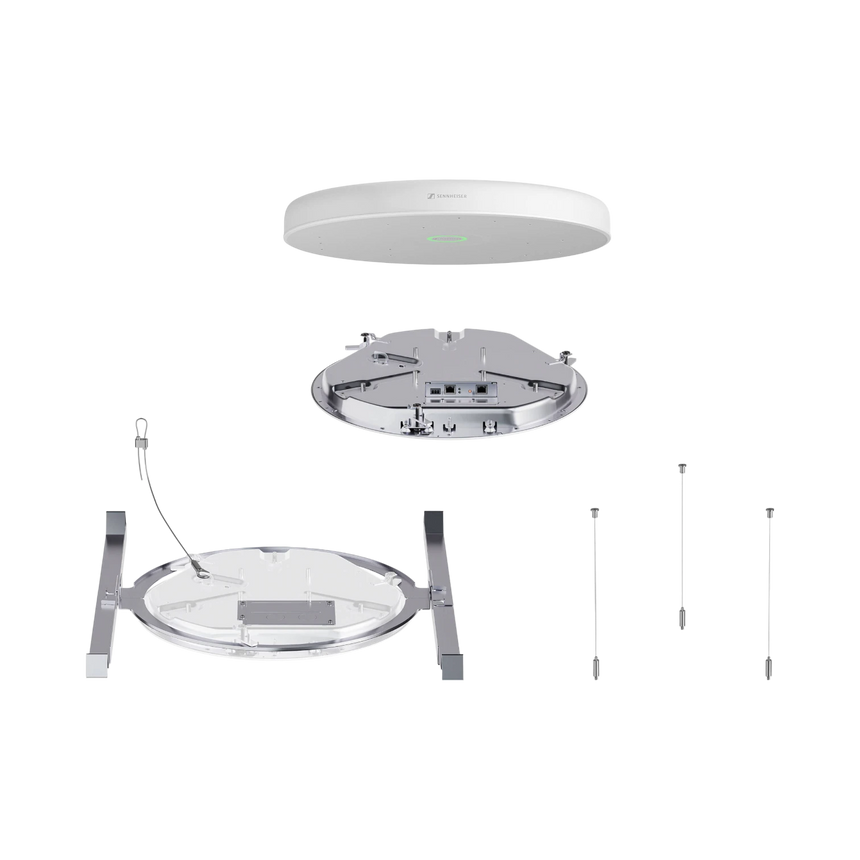 Sennheiser TeamConnect Ceiling Medium Microphone with Flushmount Kit (White) — Being Shipped